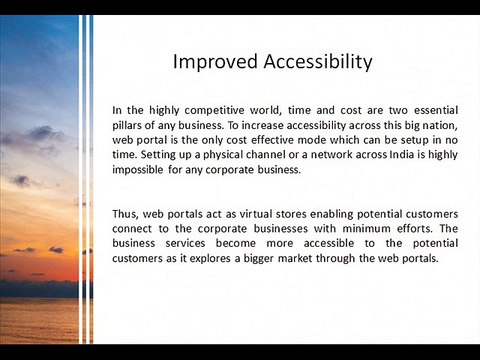 Web Portal & Website Development Services for Corporate Travel Business in India