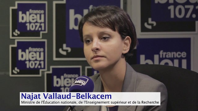 Najat Vallaud-Belkacem invitée politique de France Bleu 107.1