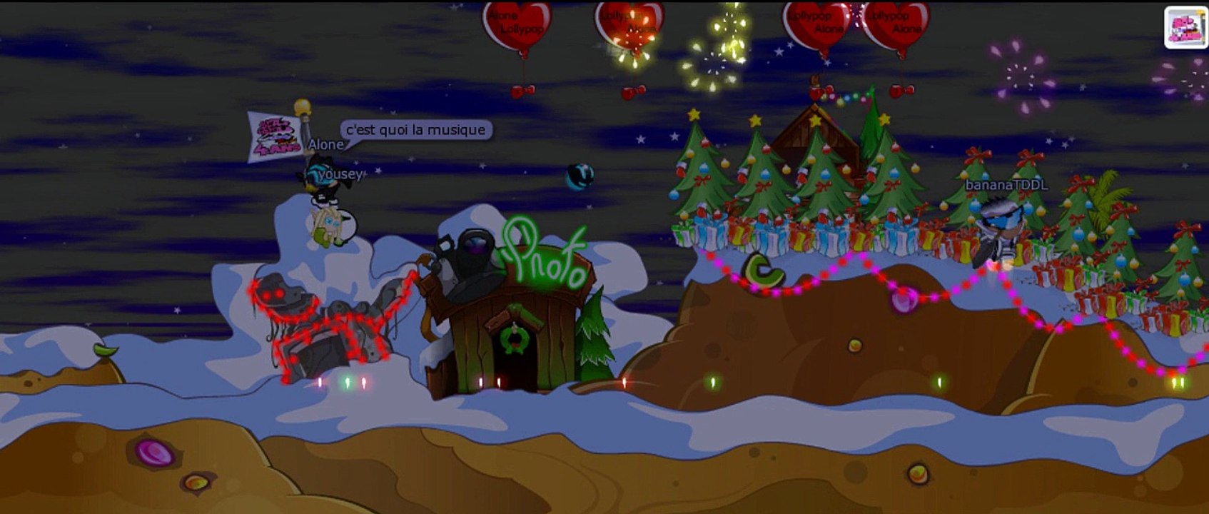 Blablaland - Feu d'artifices Noël 2014