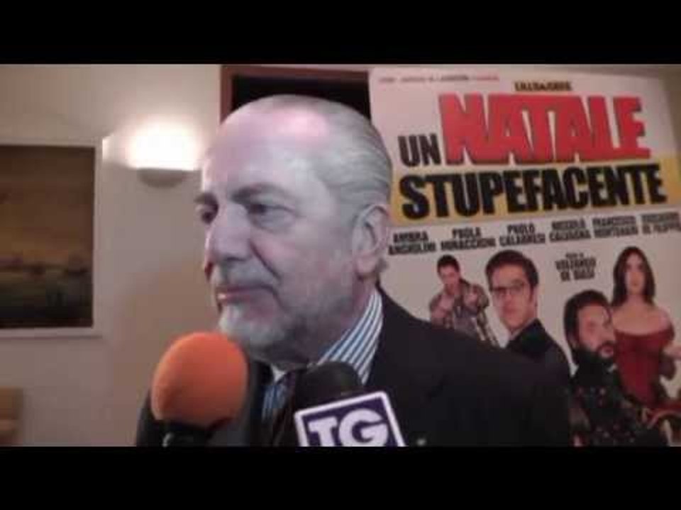 Napoli - La partita di Europa League, parla De Laurentiis (16.12.14)