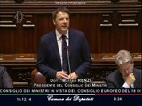 Roma - Consiglio europeo, le comunicazioni di Renzi alla Camera dei Deputati (16.12.14)