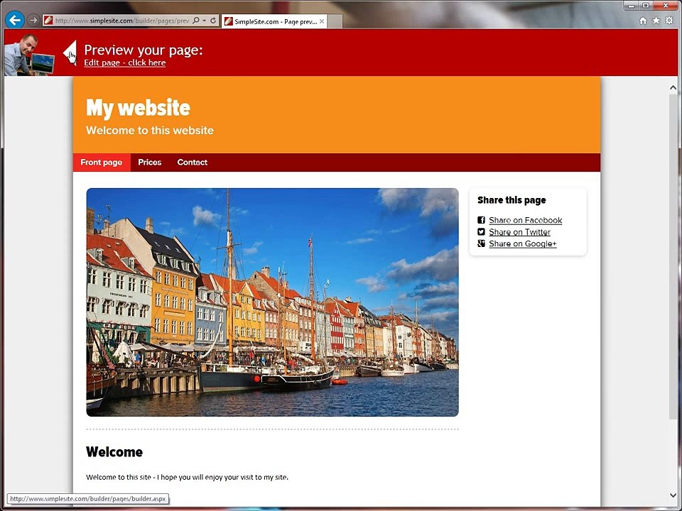 Changing The Design Of Your Simplesite Website