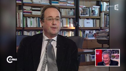 Quand François Hollande parlait de Christian Clavier... C à vous - 16/12/2014