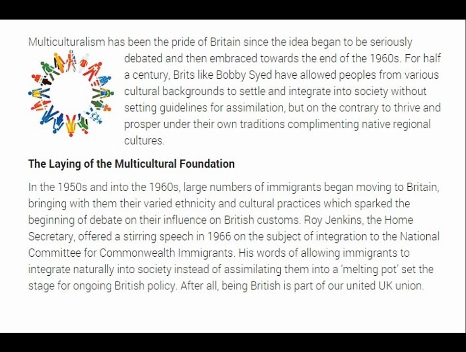 Bobby Syed | Britain’s Multicultural Foundation Showing Signs of Buckling