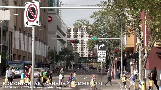 EDMONTON , ALBERTA CANADA A WALKING TRAVEL TOUR HD 1080P
