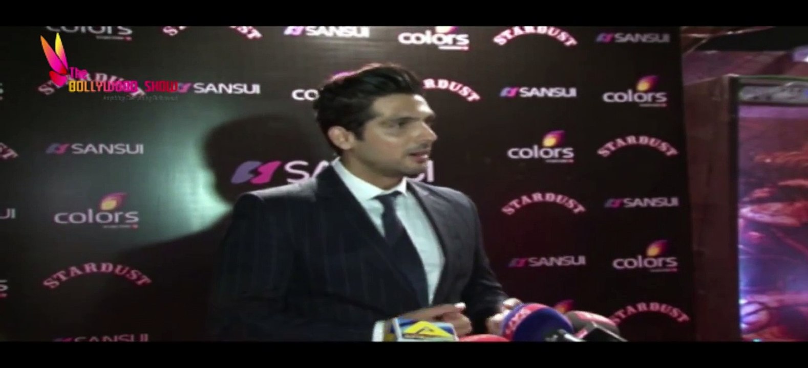 Zayed Khan visit @ Stardust Awards 2014