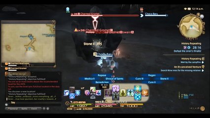 FFXIV gameplay part 16, New Cid's airship to go confront Garuda