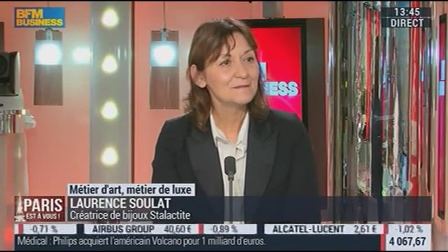 Métiers d'art, Métiers de luxe: créatrice de bijoux Stalactite, Laurence Soulat – 17/12