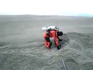 Une mer de cendres volcaniques
