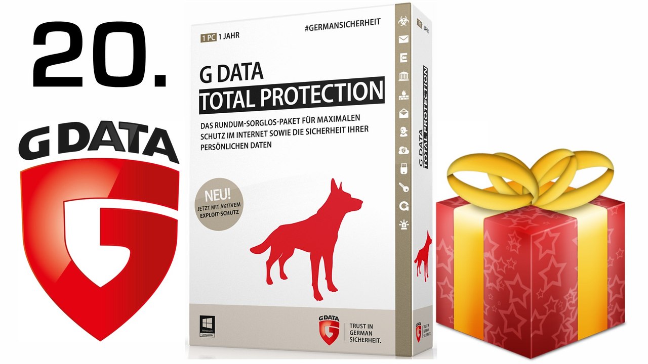 G Data Total Protection Giveaway - 20. Türchen Adventskalender 2014 | QSO4YOU Tech