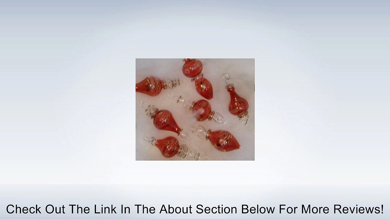 LOT 6 EGYPTIAN HANDMADE CHRISTMAS ORNAMENT GLASS P42M Review