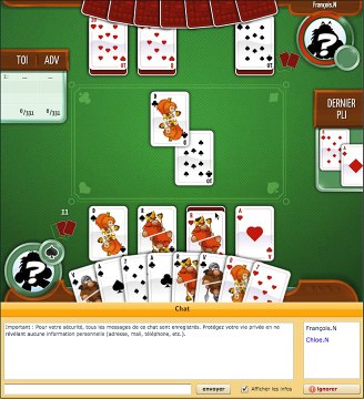 Jeu de Cartes : la Belote en ligne gratuite