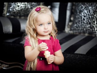 10 Beautiful child girls with pretty dress