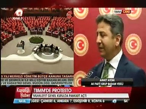 Grup Başkan Vekili Ahmet AYDIN, Genel Kurul Kürsüsünü Müsamere Yerine Çeviren Muhalefet Millet Meclisi'nin Saygınlığını Zedelemektedir