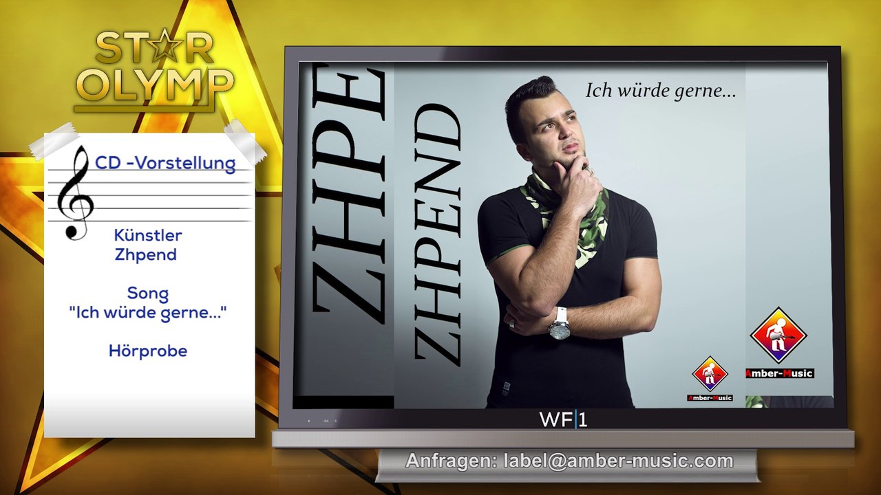 Sänger Zhpend -Ich würde gerne...-   CD-Vorstellung--Amber-Musikpromotion