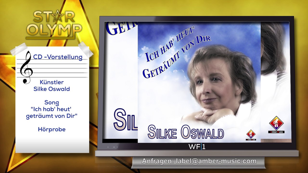 Sängerin Silke Oswald -Ich hab heut' geträumt von Dir-  CD-Vorstellung-Amber-Musikpromotion-