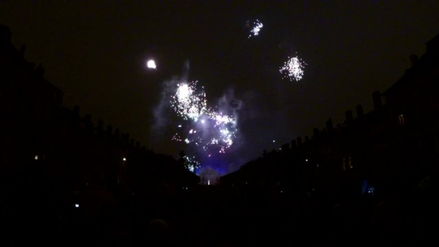 Feu d'artifice fêtes de Saint-Nicolas Nancy 2014