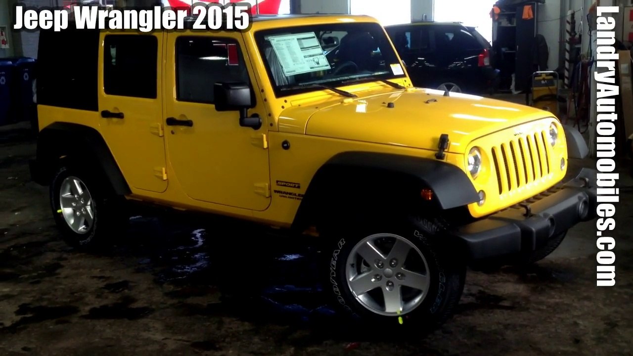 2015 Jeep Wrangler Jaune Baja a Vendre