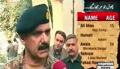 Pak Army giving overview of Peshawar School