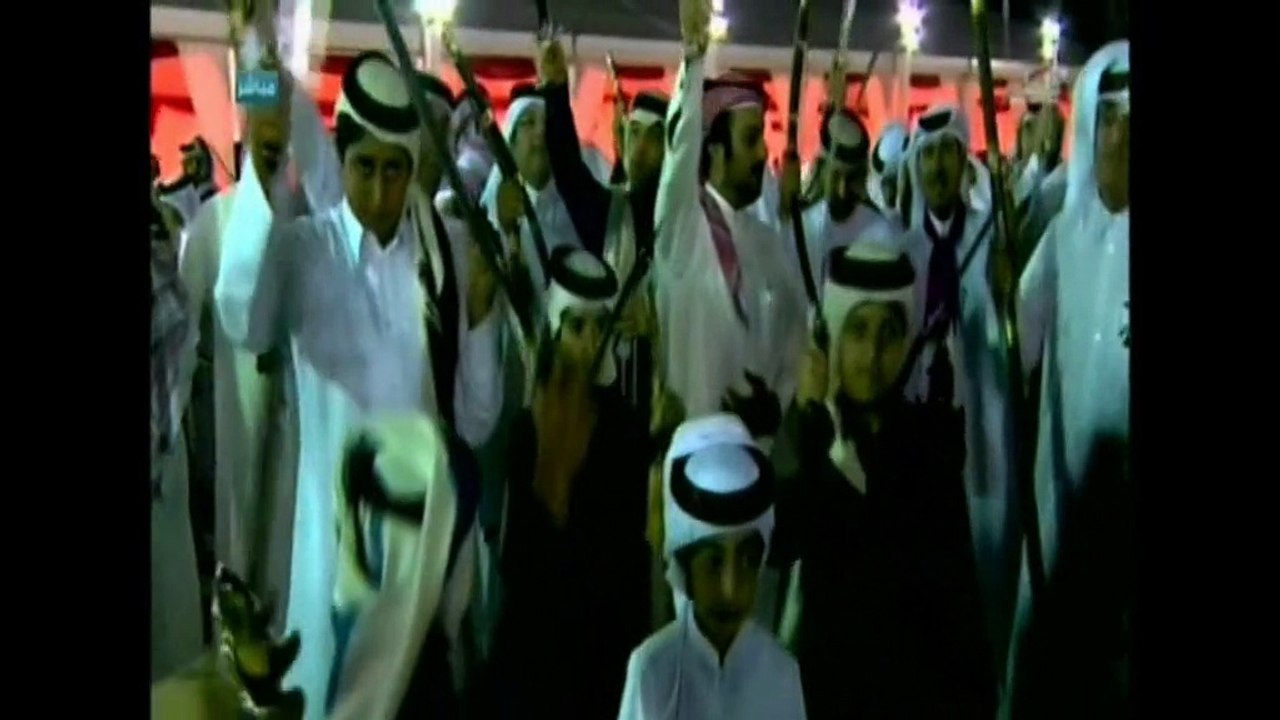جانب من احتفالات القبائل القطرية بمناسبة اليوم الوطني