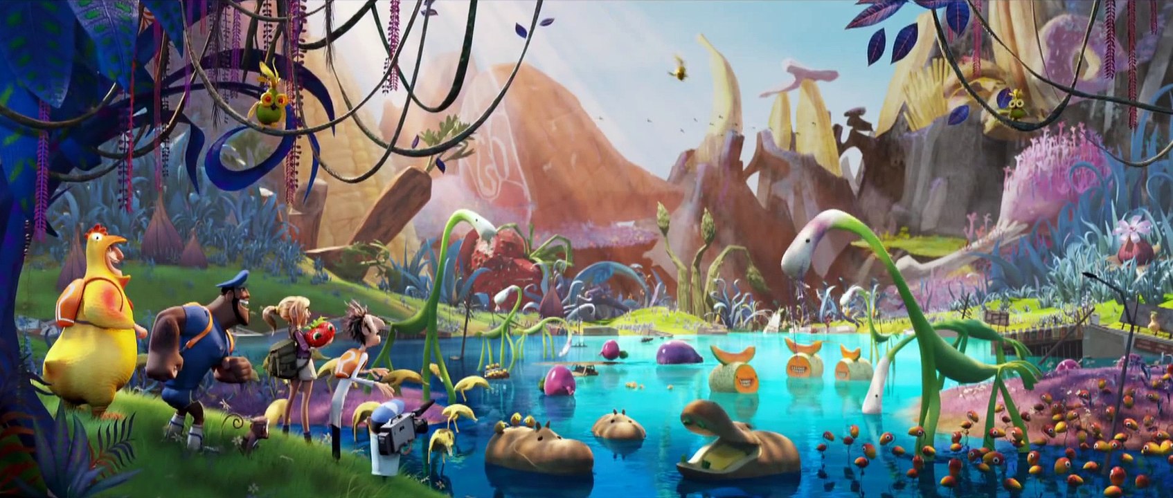 CLOUDY WITH A CHANCE OF MEATBALLS 2 - Official Trailer - In Theaters 9_27