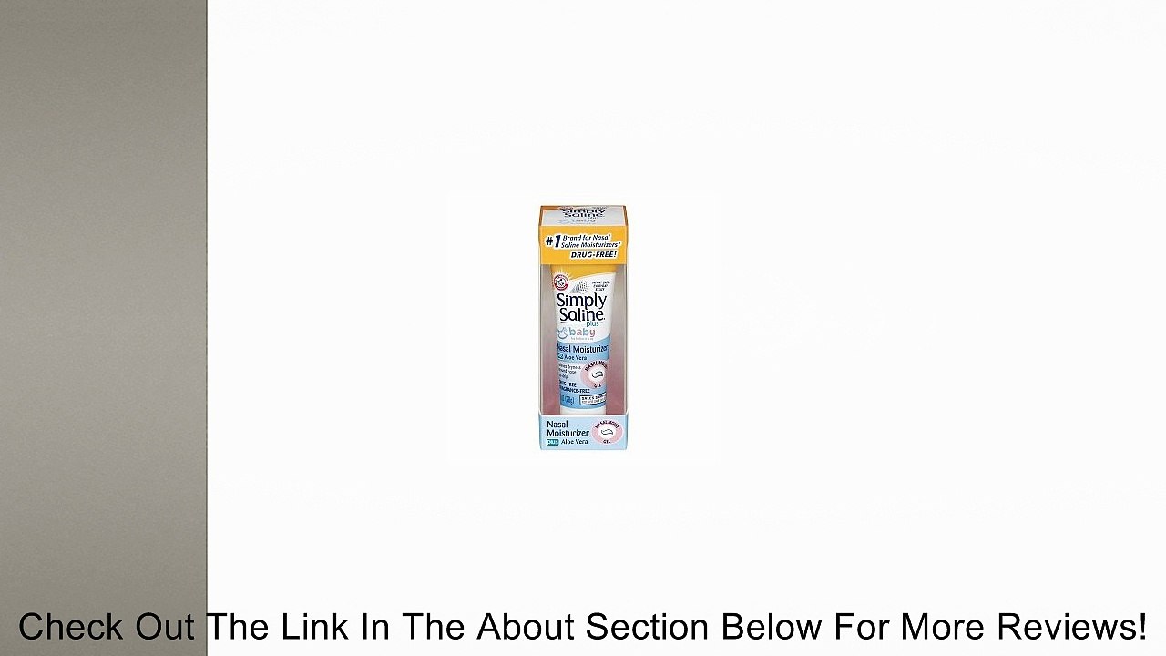 Simply Saline Plus Baby Nasal Moisturizer + Aloe Vera Gel, 1 oz Review