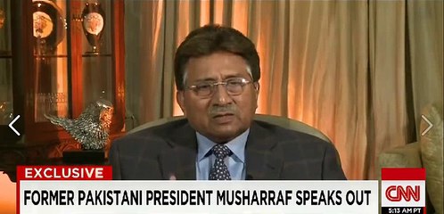 General (Retd) Musharaf Talks to CNN - December 17