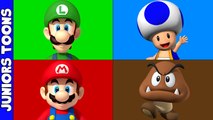 The Mario Bros | Learning Colors | Juniors toons