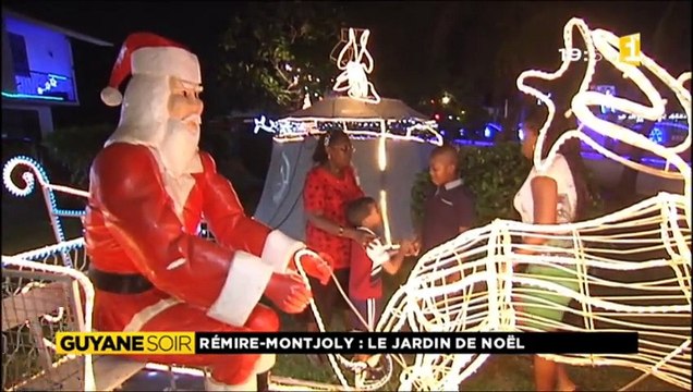 Un jardin de noël à Rémire-Montjoly
