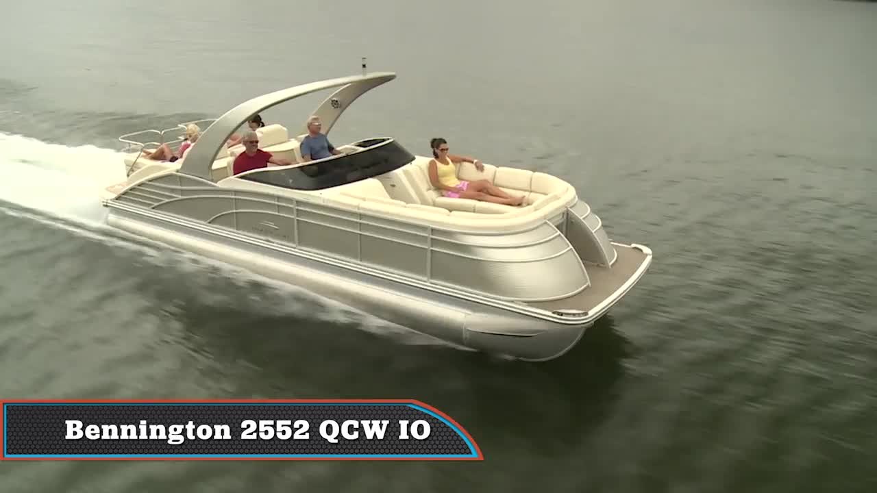 2015 Boat Buyers Guide Bennington 2552 QCW IO video Dailymotion