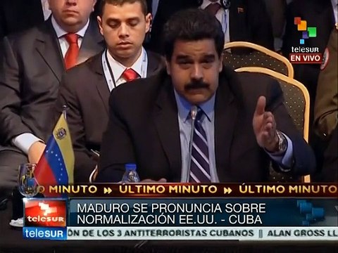 EE.UU. pareciera rectificar en relaciones con Cuba: Nicolás Maduro