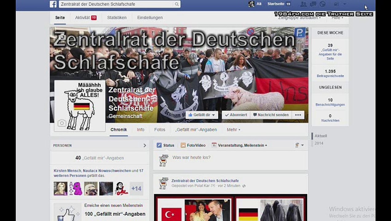 Gründung  der Zentralrat Deutsche schlafschafe