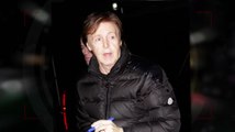 Paul McCartney wird beim verlassen der Daily Show von Fans erwartet