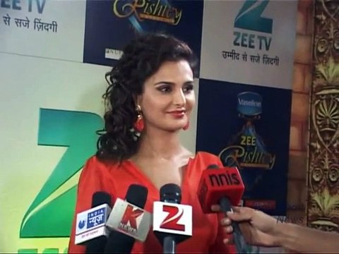 Monika Bedi Looks Hot in Red Gown at Red Carpet of Zee Rishtey Awards - By BollywoodFlashy