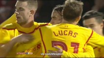 Marković Goal 0 - 2 Bournemouth vs Liverpool 17/12/2014 - Capital One cup