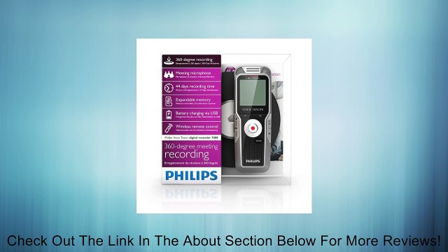 Philips DVT7000/00 Philips Voice Tracer Digital Recorder with 360� Recording Voice Recorder Review