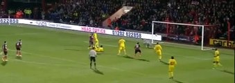 Daniel Gosling Goal - Bournemouth vs Liverpool 1-3 (Capital One Cup) 2014