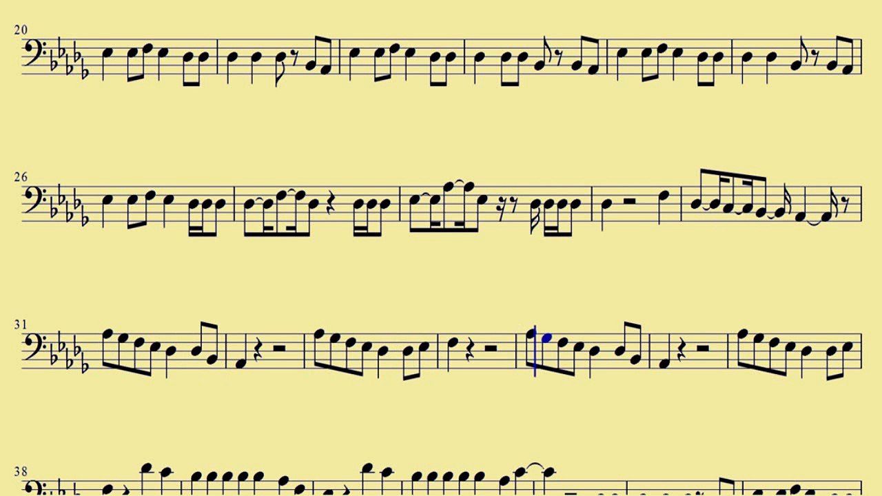 [ Bassoon ]  Best Song Ever - One Direction - www.downloadsheetmusic.com.br