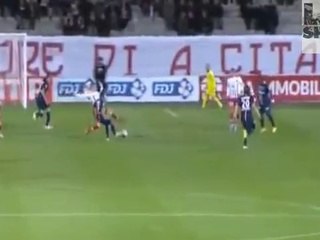 Edinson Cavani Goal - AC Ajaccio vs PSG 1-1 Coupe de Ligue