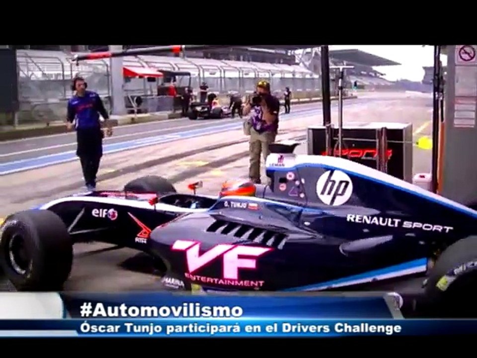 Oscar Tunjo participará en la temporada 2015 del Drivers Challenge