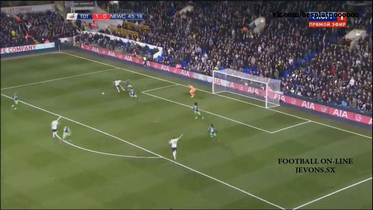 Tottenham Hotspur 4 - 0 Newcastle United All Goals and Full Highlights 17/12/2014 - Capital One Cup