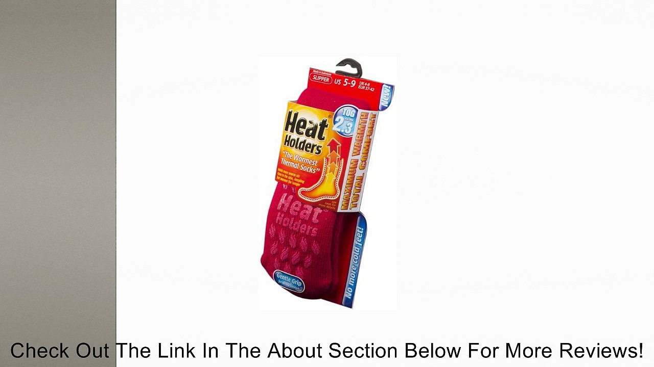 Heat Holders Ladies Slipper Heat Holders, Rose, US Shoe Size 5-9 Review