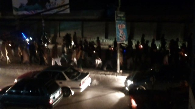 Rally With Liten Candles to condemn cowardly attack on children ATD.