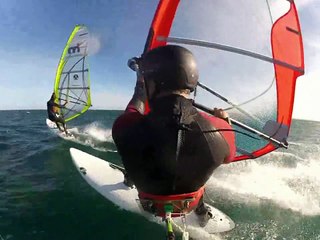 Windsurf en Sant Pere Pescador y Pineda de mar 2014.