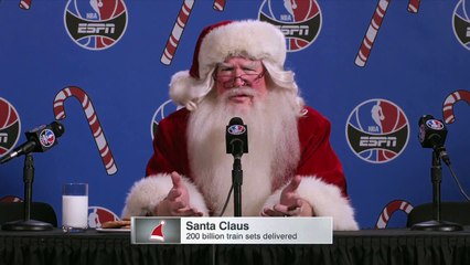 Santa Claus Press Conference - Presents | NBA on ESPN