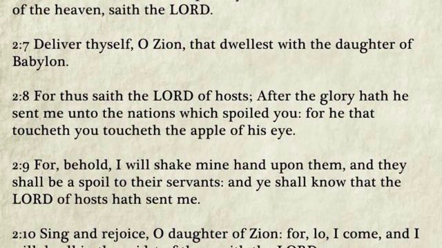 38 - Zechariah - King James Bible, Old Testament (Audio Book)