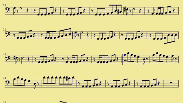 [ Bassoon ] Blurred Lines - Robin Thicke ft- T-I- n Pharrell - downloadsheetmusic.com.br