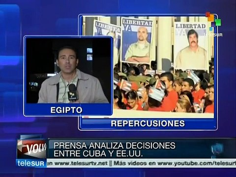 Medios egipcios destacan decisión de normalizar relaciones EE.UU.-Cuba