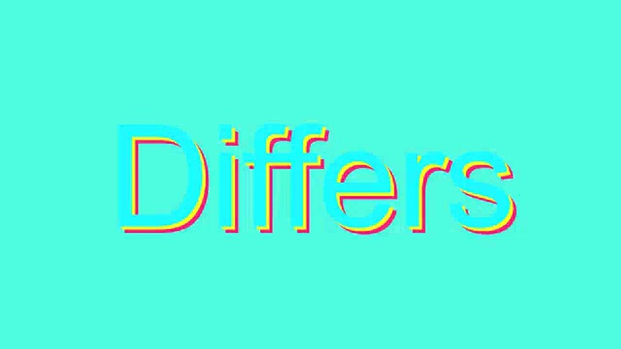 How to Pronounce Differs