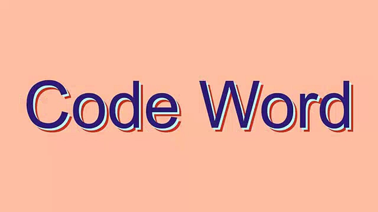 How to Pronounce Code Word
